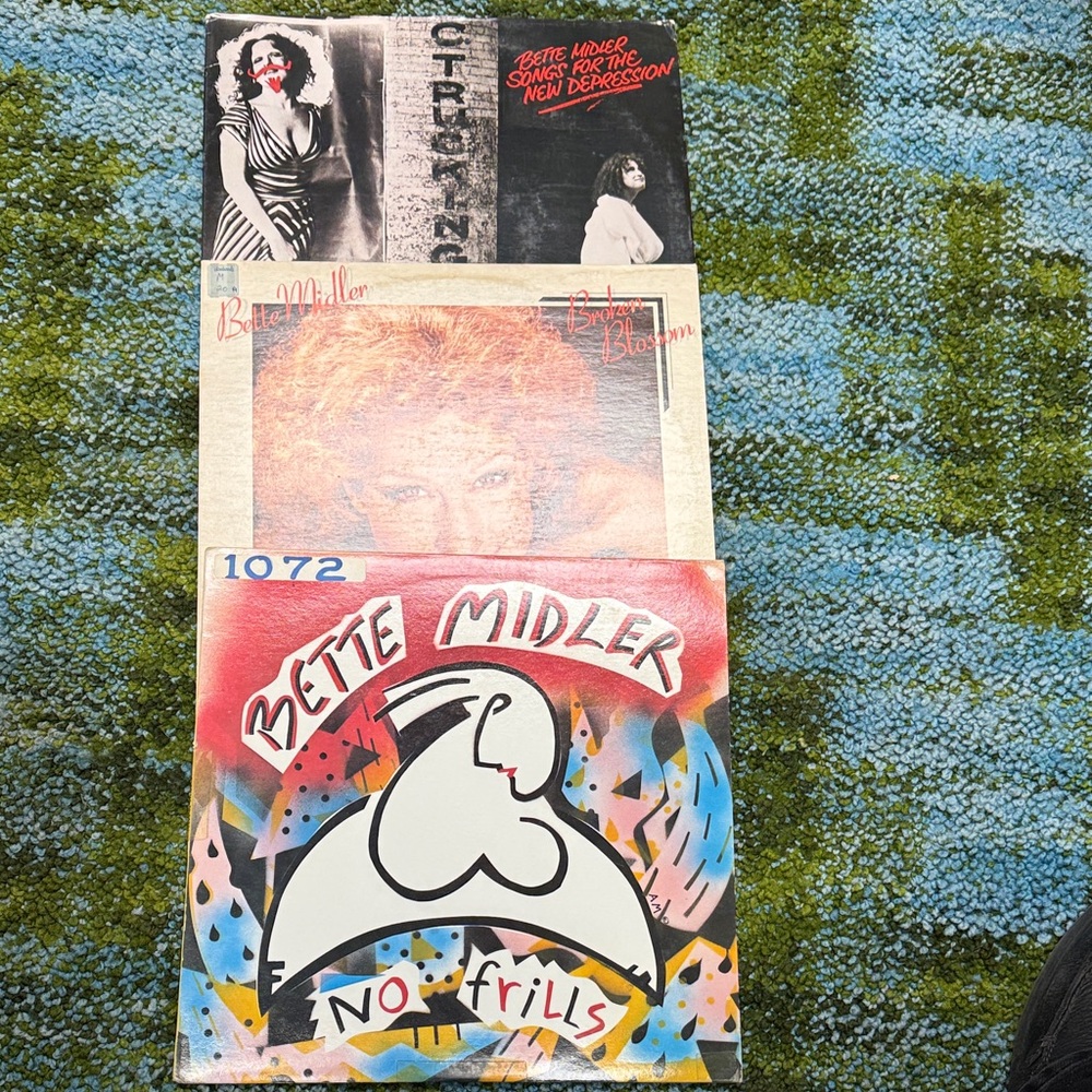 Bette Midler Vinyl Record Collection